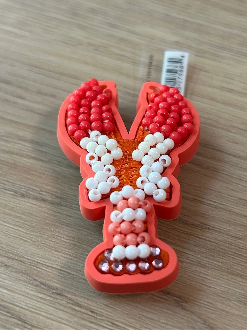 Crocs Charm BEADED LOBSTER Brand New Lobster Crocs Festive Charm-Summer-Beach